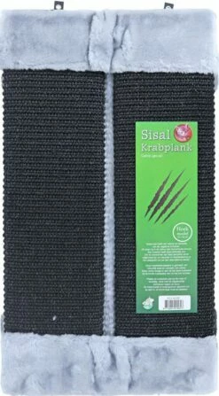 Boon Sisal Krabplank Met Pluche En Catnip Hoekmodel Assorti -Huisdierbenodigdheden Verkoopwinkel 0214230 lichtgrijs