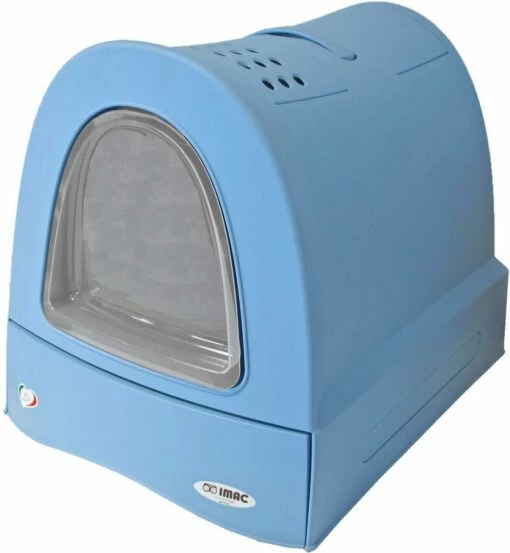 Imac Kattenbak Zuma Lichtblauw 4 Imac Kattenbak Zuma Lichtblauw -Huisdierbenodigdheden Verkoopwinkel 0216255 a