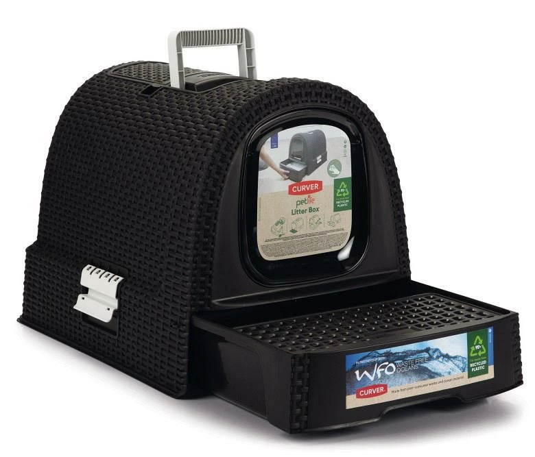 Curver Kattenbak Antraciet 3 Curver Kattenbak Antraciet