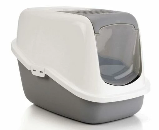 Savic Kattenbak Nestor Grijs/wit 2 Savic Kattenbak Nestor Grijs/wit -Huisdierbenodigdheden Verkoopwinkel 0400465 1