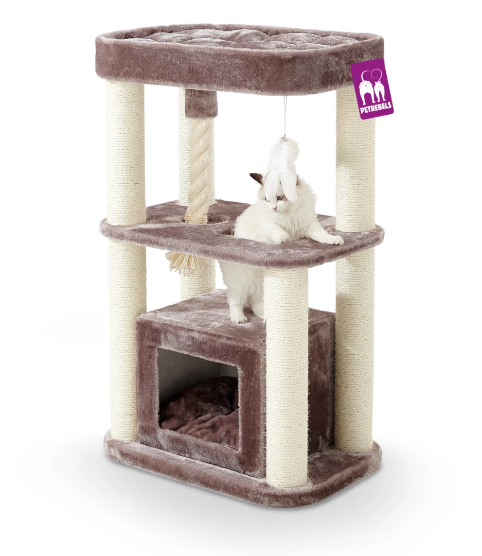 Petrebels Krabpaal Villa 100 Cappuccino 3 Petrebels Krabpaal Villa 100 Cappuccino