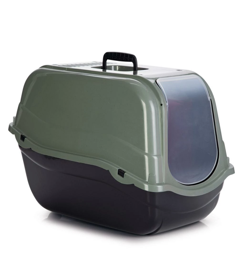 Beeztees Kattenbak Romeo Eco Groen/zwart 3 Beeztees Kattenbak Romeo Eco Groen/zwart